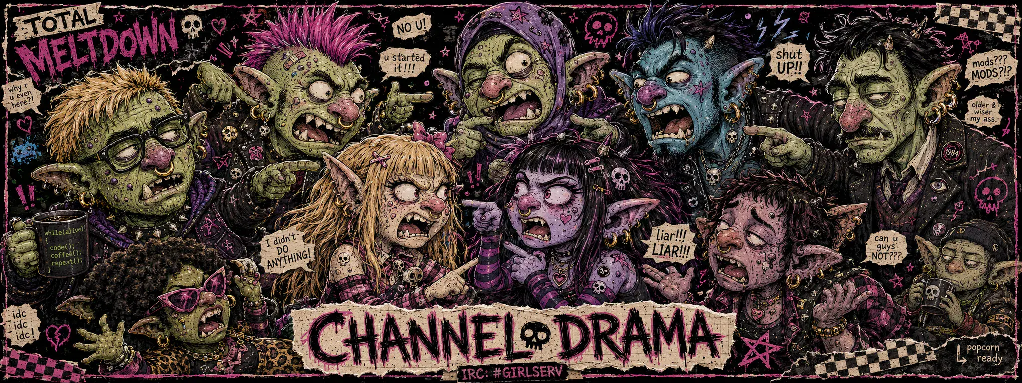 Channel drama detention club banner